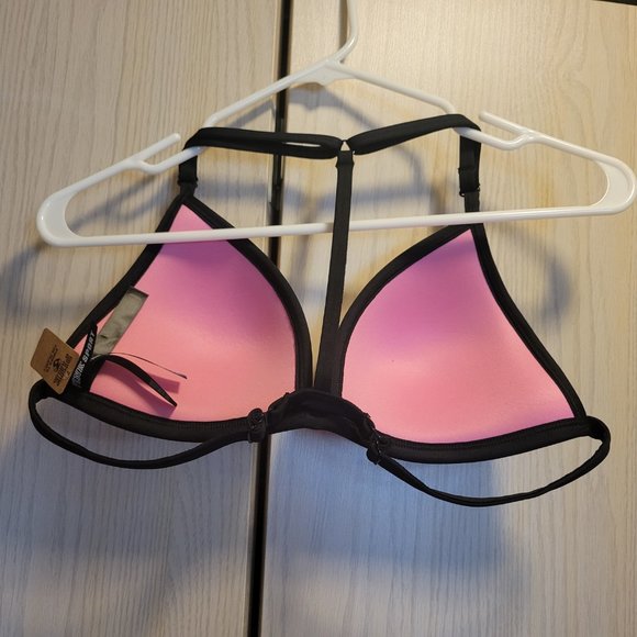 NWT Victoria's Secret Swim Push-up Triangle Top XL - Picture 2 of 5